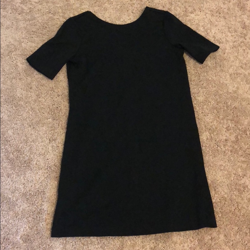 Classic black cotton dress